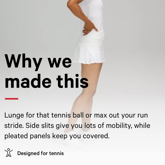 LULULEMON PLAY OFF THE PLEATS SKORT - Picture 11 of 11